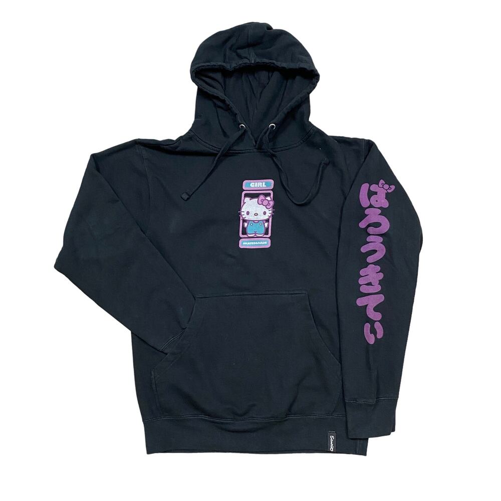 Girl Skateboards x Hello Kitty Logo Graphic Hoodie Men's S